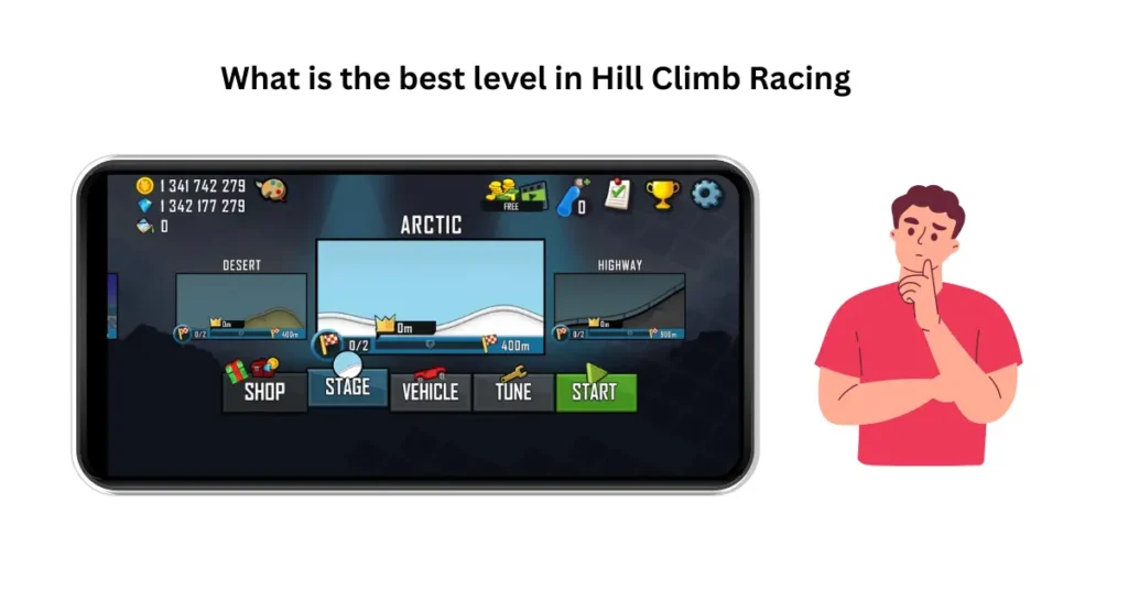 Best level in hill climb racing