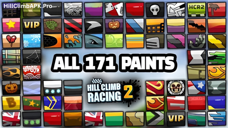 Hill Climb Racing 2 Unlimited paints