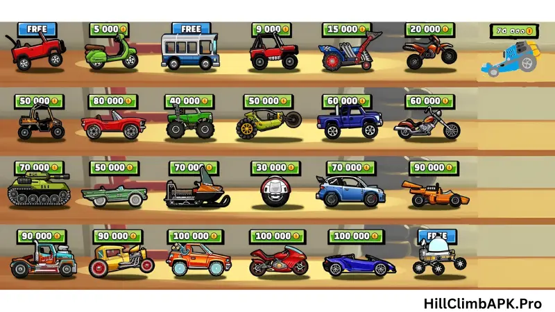 Hill Climb Racing 2 best vehicle