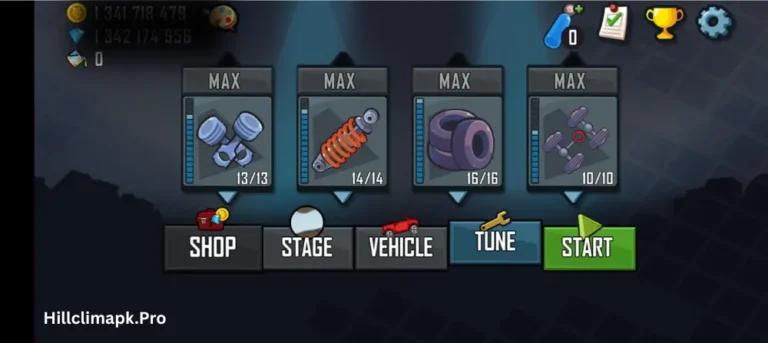 hill climb rcing garage