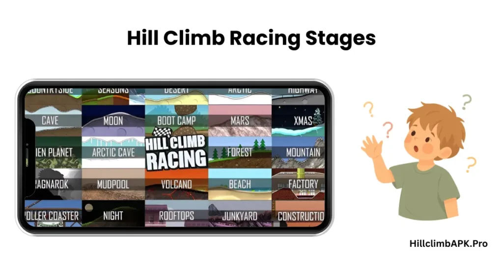 How to unlock All Stages in Hill Climb Racing