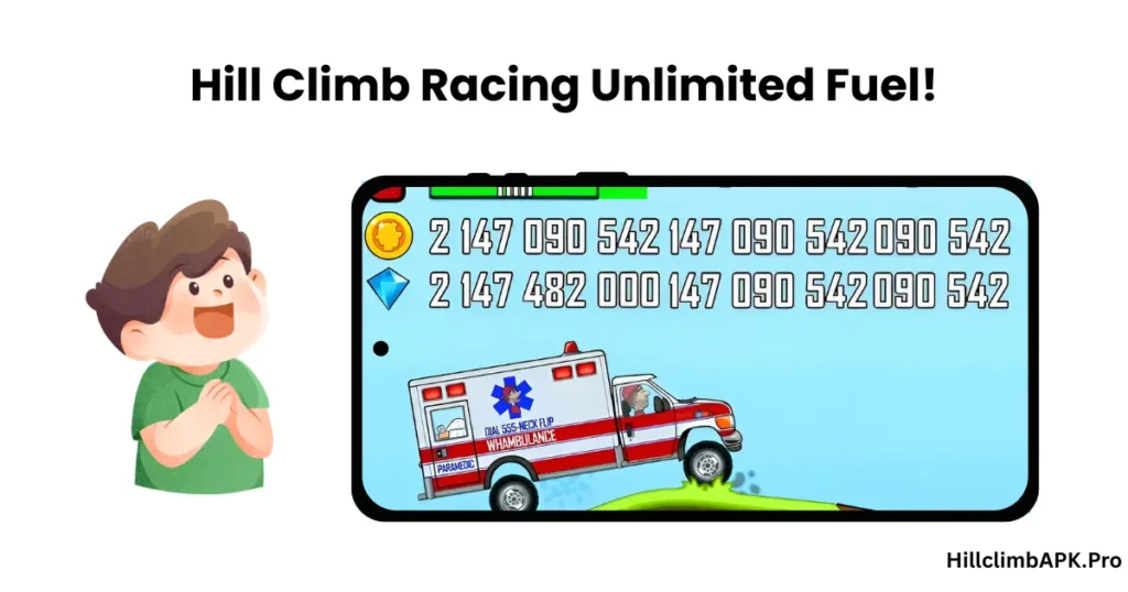 Unlimited Fuel in Hill Climb Racing